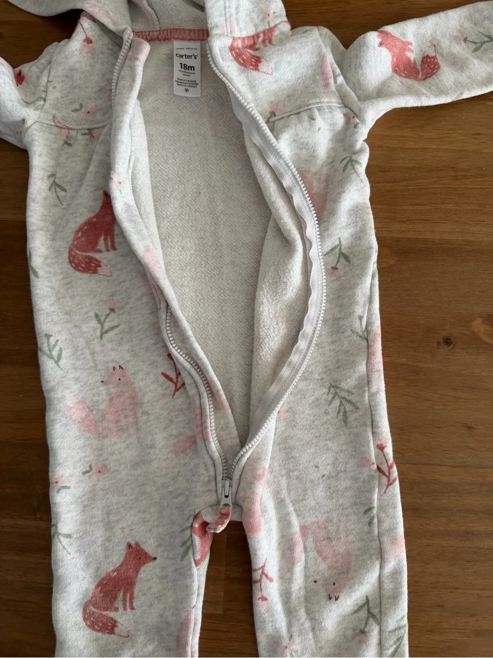 Carters soft hooded